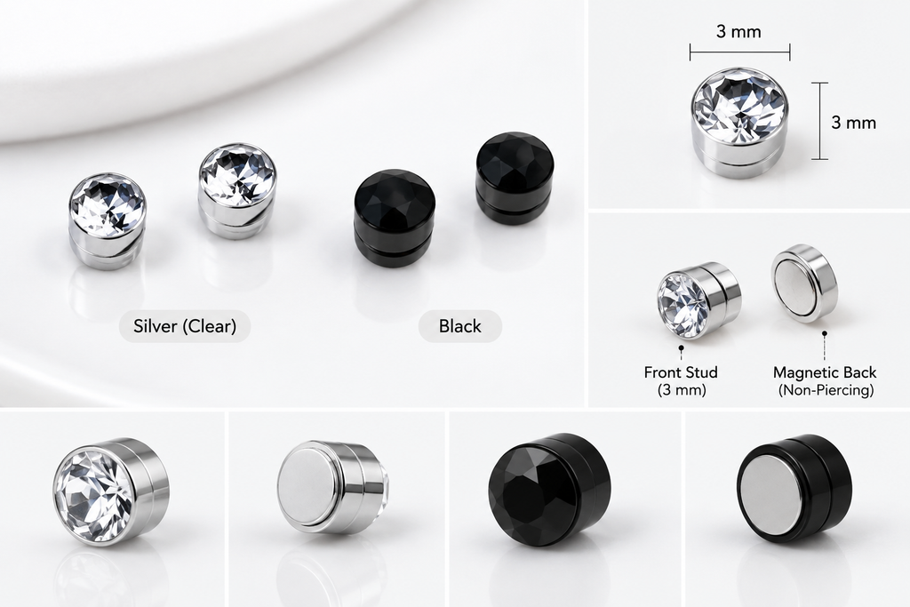 Magnetic Ear Studs Unisex